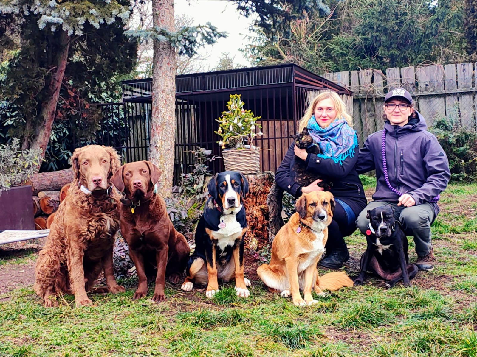 Archi, Tery, Zoe, Holi, Mili (Milena Bustová), Želvína, Naila a Peťa (Petr Brabec)